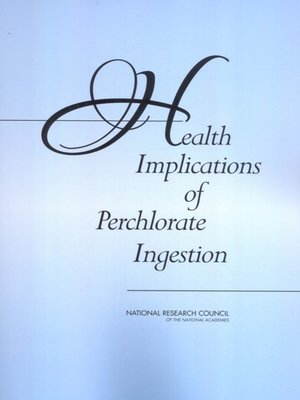cover image of Health Implications of Perchlorate Ingestion
